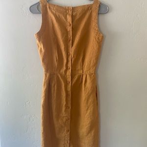 Nordstrom’s vintage mustard yellow dress